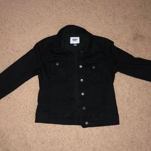 Black jean jacket